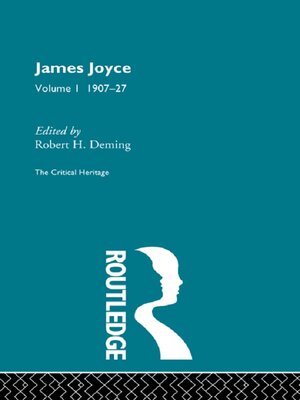 cover image of James Joyce. Volume I
